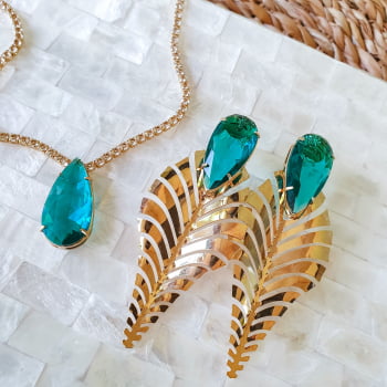 Conjunto Cristal Verde