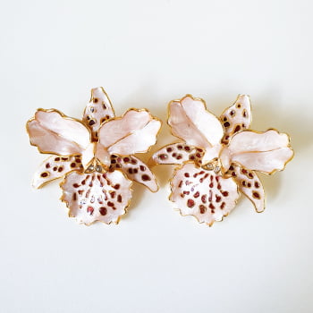 Brinco Orquídea Patrícia 