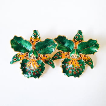 Brinco Orquídea Patrícia 