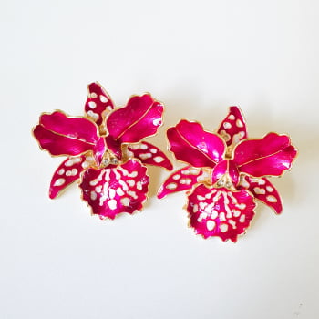 Brinco Orquídea Patrícia 
