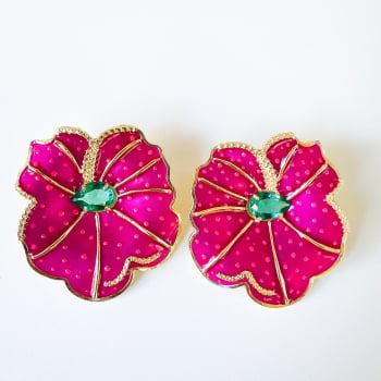 Brinco Flor Michelle