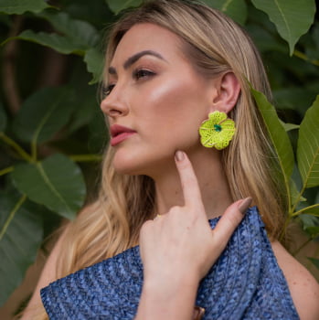 Brinco Flor Michelle
