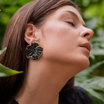 Brinco Flor Michelle