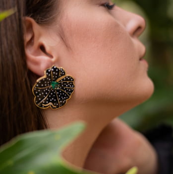 Brinco Flor Michelle
