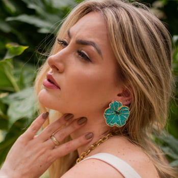 Brinco Flor Michelle