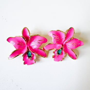 Brinco Orquídea Milena 