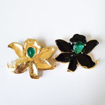 Conjunto Flor Isadora - Preto