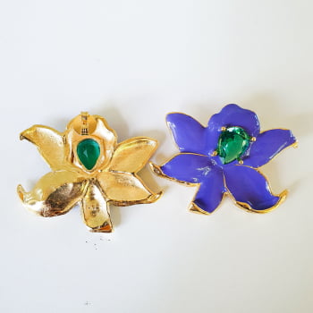 Conjunto Flor Isadora - Roxo