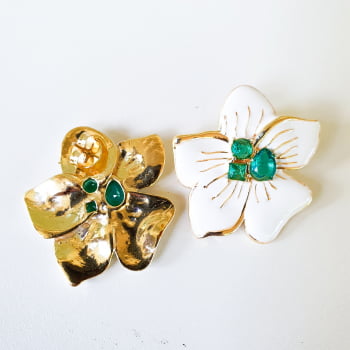 Conjunto Flor Tati - Branca