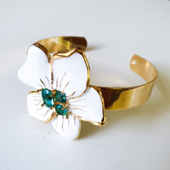 Conjunto Flor Tati - Branca