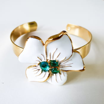 Conjunto Flor Tati - Branca