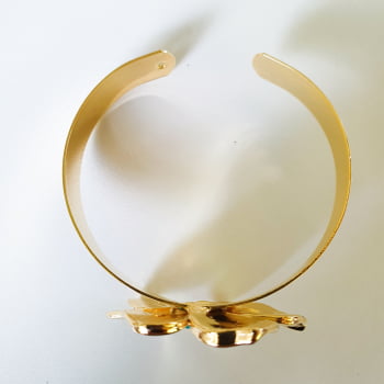 Conjunto Flor Tati - Dourado/Pedra Verde