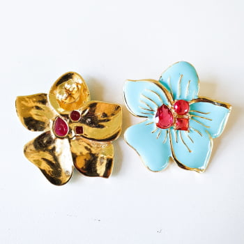 Conjunto Flor Tati - Turquesa