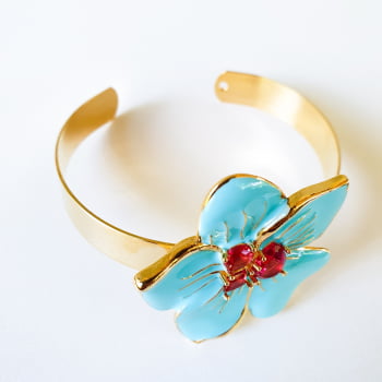 Conjunto Flor Tati - Turquesa