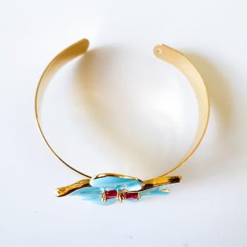 Conjunto Flor Tati - Turquesa