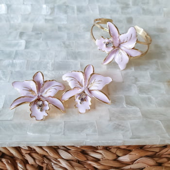 Conjunto Orquídea Lilás