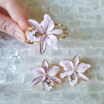 Conjunto Orquídea Lilás