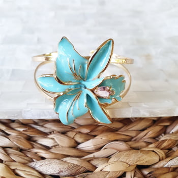 Conjunto Orquídea Verde Menta