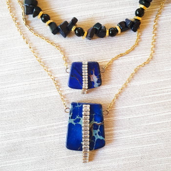 Mix Jaspe Azul (4 peças)  