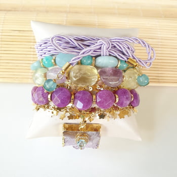 Mix Lizandra - 5 Pulseiras 