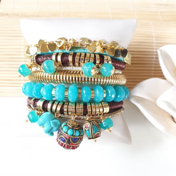 Mix Olívia - 8 Pulseiras