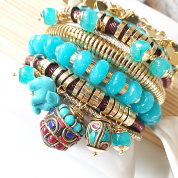 Mix Olívia - 8 Pulseiras