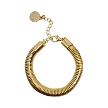 Pulseira Corrente Tubo Grossa