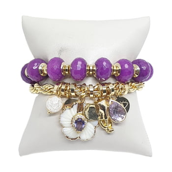 Mix Pedrarias - Roxo