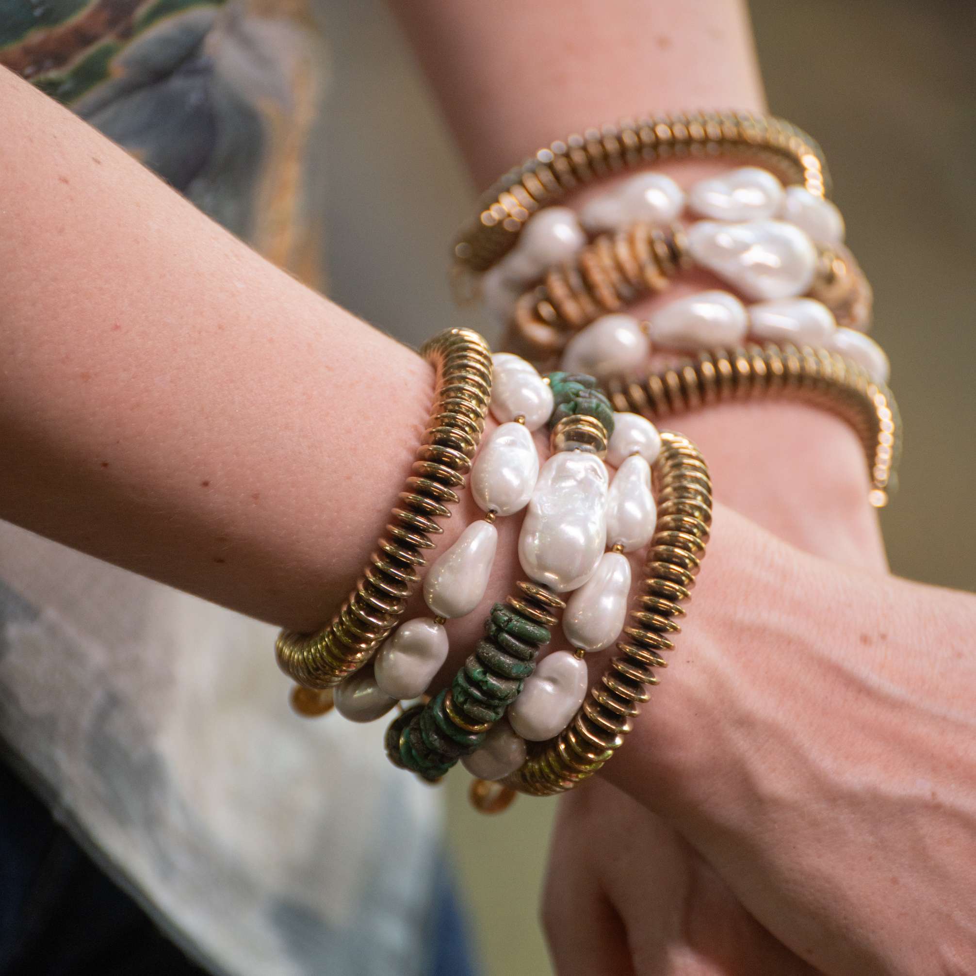 Mix Pulseiras Howlita 